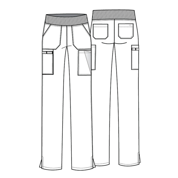 Брюки медицинские женские Dickies EDS Essentials DK005, голубой, 2XL - фото 4
