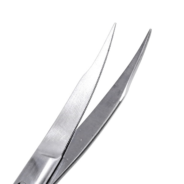 Ножницы Hu-Friedy #10, Super-Cut, остроконечные, с двойным изгибом, 1 зубчатое лезвие, 13,5 см - фото 6