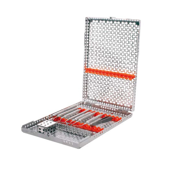 Кассета IMS Infinity DIN, 13 инструментов, 290х184х34, отделение для аксессуаров, голубая - фото 0