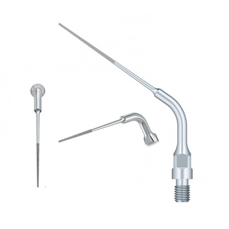 Насадка ES4D DTE/Woodpecker к скалеру SIRONA, эндодонтическая, для повторной обработки каналов, алмазное покрытие 40 мкм - фото 1