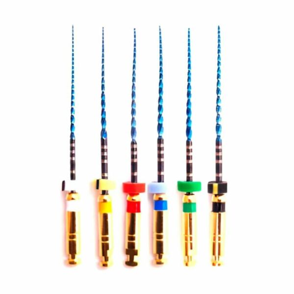 Файлы машинные Eurofile T-Flex, стерильный, для препарирования каналов, 31 мм, набор №15-40/.04, никель-титан, 6 шт - фото 0