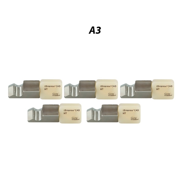 IPS Empress CAD PlanMill HT - блоки из лейцитной керамики, цвет A3, I10, 5 шт - фото 0