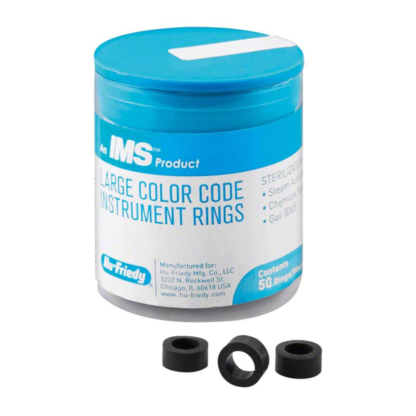 Кольца маркировочные IMS, макси, черные, №6, 7, 8, 9, 50 шт - фото 0