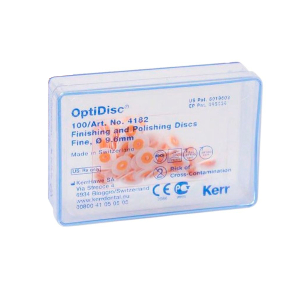 Полировочные диски OptiDisc, тонкие, 12,6 мм, 100 шт - фото 0
