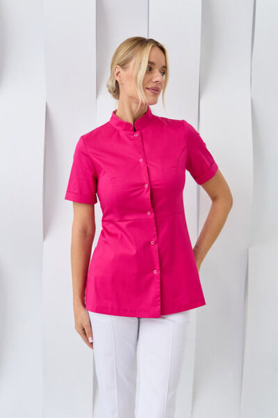 Туника женская Dr. Nice на кнопках, малиновый, 48 - фото 1