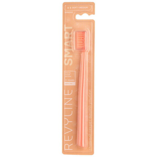 Зубная щётка Revyline SM6000 SMART Special Color Edition Peach Fuzz, мануальная, персиковая - фото 0