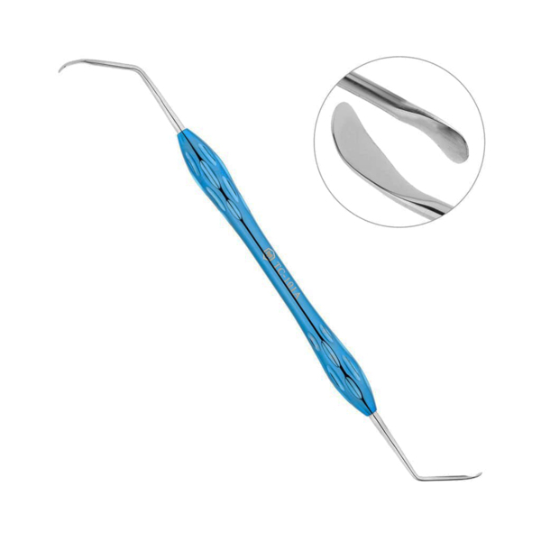 Кюретка стоматологическая, двусторонняя, ручка A, 3.1х5.5 мм, длина 185 мм - фото 1