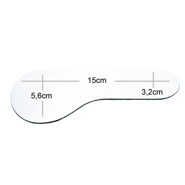 Зеркало стоматологическое Acteon PURE REFLECT, лингвальное, для фотосъемки, узкое, двустороннее, 150x56x32 мм - фото 0