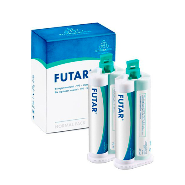 Futar (Normal pack) - материал для регистрации прикуса (А-силикон), 2x50 мл + 6 смесителей - фото 0