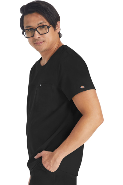 Топ медицинский мужской Dickies DK676, черный, S - фото 1