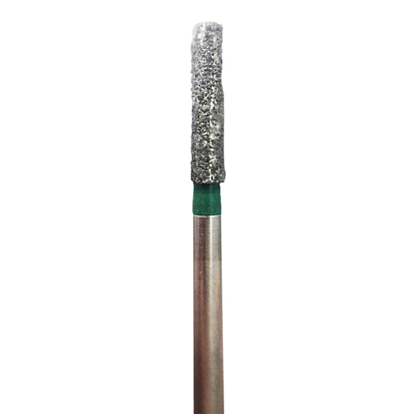Бор алмазный Ecoline E 837 C, цилиндр, D=1.8 мм, FG, зеленый, 1 шт - фото 0