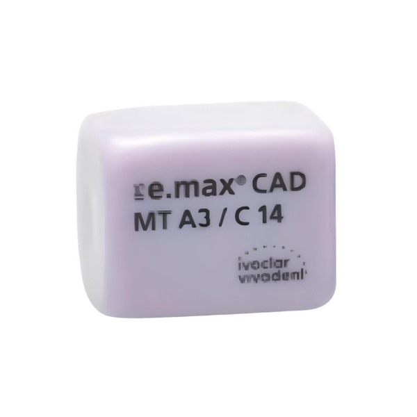 IPS e.max CAD CEREC/inLab MT - блоки для фрезерования, цвет A3, C14, 5 шт - фото 1