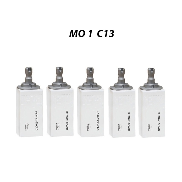 IPS e.max ZirCAD inLab - блоки из оксида циркония, цвет MO 1 C13, 5 шт - фото 0