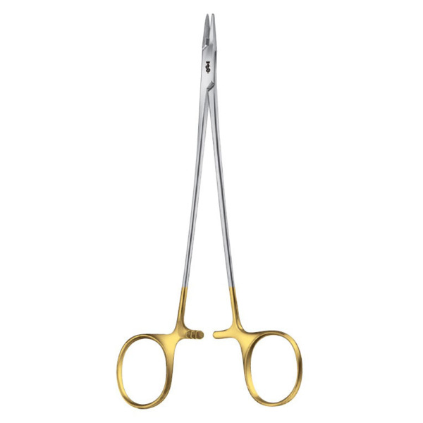 Иглодержатель по DE BAKEY, DUROGRIP, длина 165 мм, для нитей 4/0-6/0 - фото 0