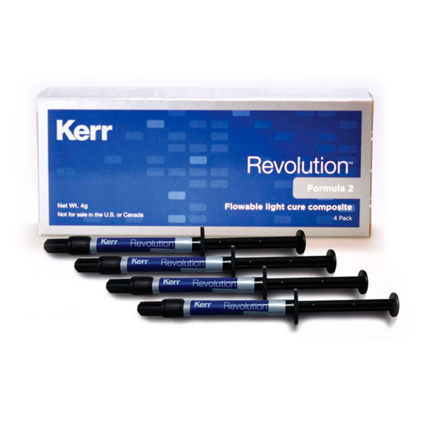 Revolution Formula 2 - универсальный текучий микрогибридный, светоотверждаемый реставрационный композитный материал, A3, шприц 4х1г - фото 0
