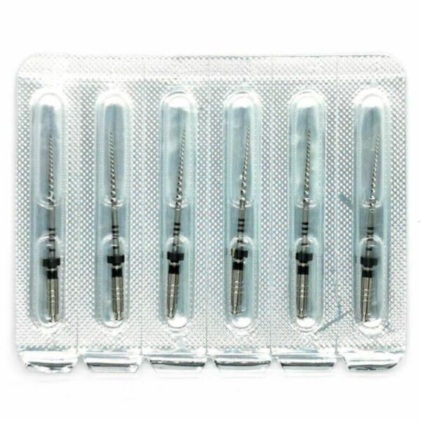 Файлы машинные Eurofile DK-Files, для препарирования каналов, 25 мм, №40/.06, никель-титан, 6 шт - фото 1