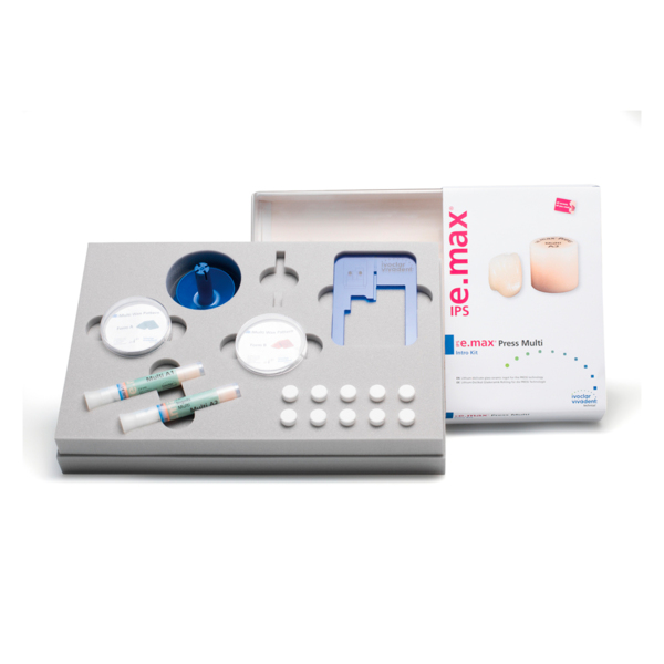 IPS e.max Press Multi Intro Kit A-D - набор материала для изготовления безметаллических ортопедических конструкций - фото 0