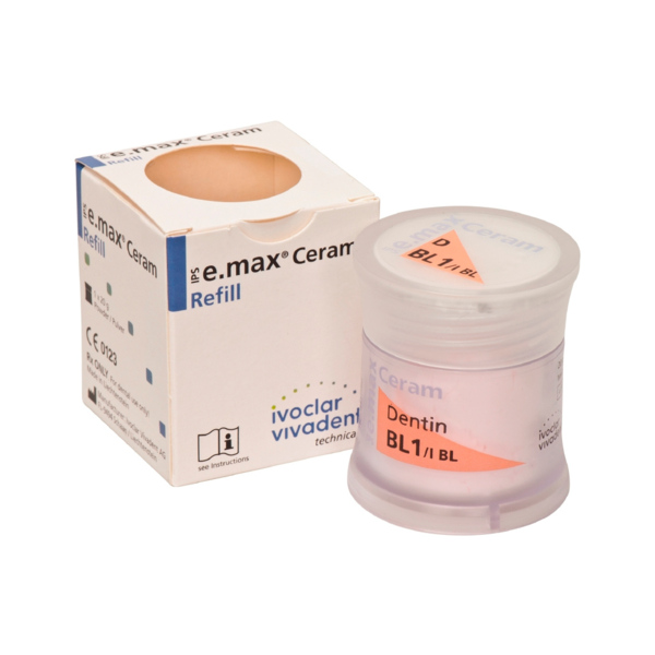 IPS e.max Ceram Dentin - дентин, цвет BL1, 20 г - фото 0