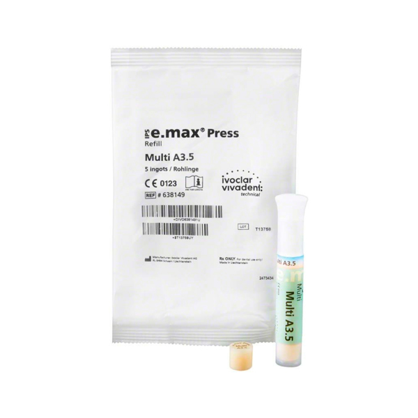 IPS e.max Press Ingots Multi - керамические заготовки для техники прессования, цвет A3.5, 5 шт - фото 1