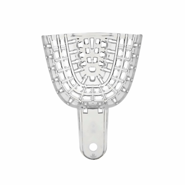 Ложка оттискная Coltene President Impression Tray, полная, перфорированная, верхняя челюсть, размер 5 (малый), пластик, прозрачный, 1 шт - фото 0