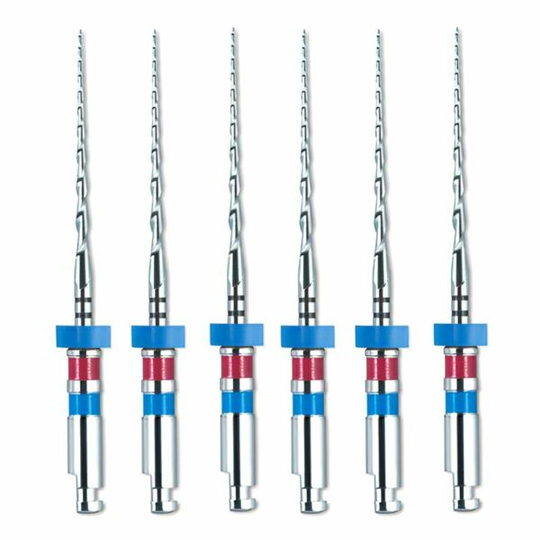 Файлы машинные Eurofile MultiTaper Retreatment, стерильный, 21 мм (16 мм), №25/.05, никель-титан, 6 шт - фото 0