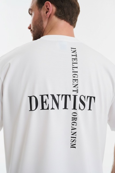 Футболка мужская Тезис TZ510, принт "DENTIST", белый, 54-56 - фото 2