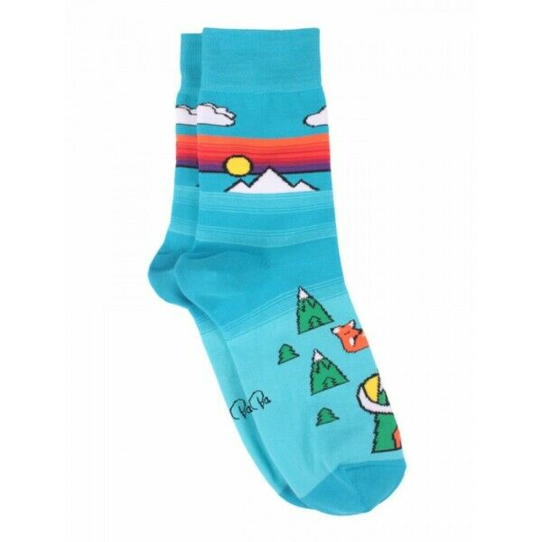 Носки мужские, "Закат в горах", голубой, 41-45 - фото 3