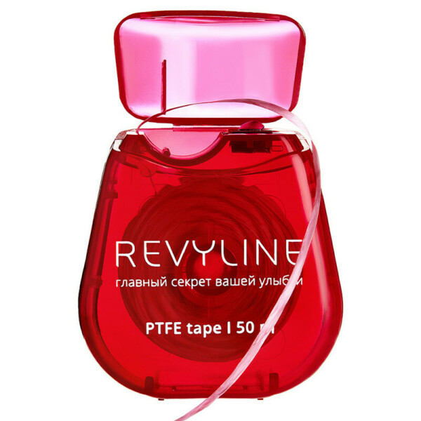 Зубная нить Revyline PTFE Special Color Edition Magenta, тефлон, красный, 50 м - фото 3