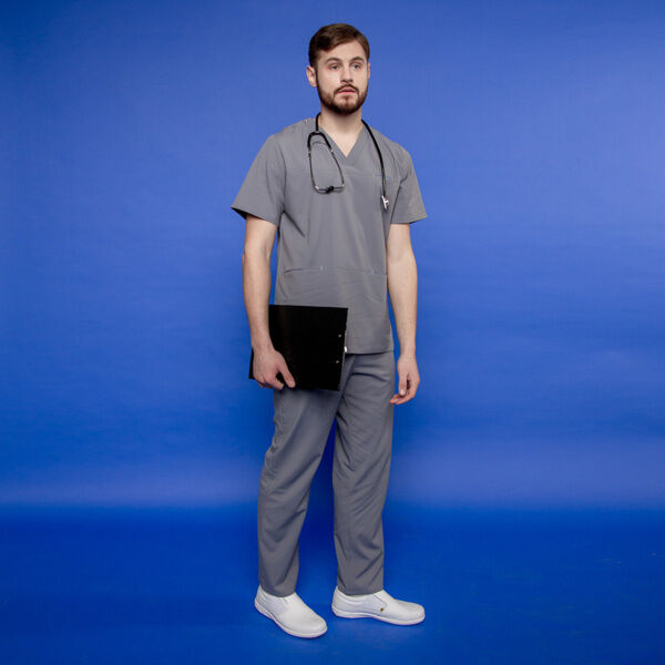 Брюки мужские, R192 серый, 4XL - фото 1