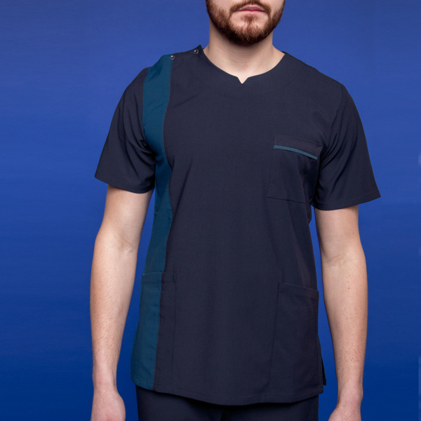 Туника мужская 260 Wisconsin, R148-176 синий/сине-зеленый, XL - фото 1