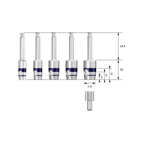 Мукотом OSSTEM TS, D=5.8 мм, для имплантатов D=7.0 мм - фото 0