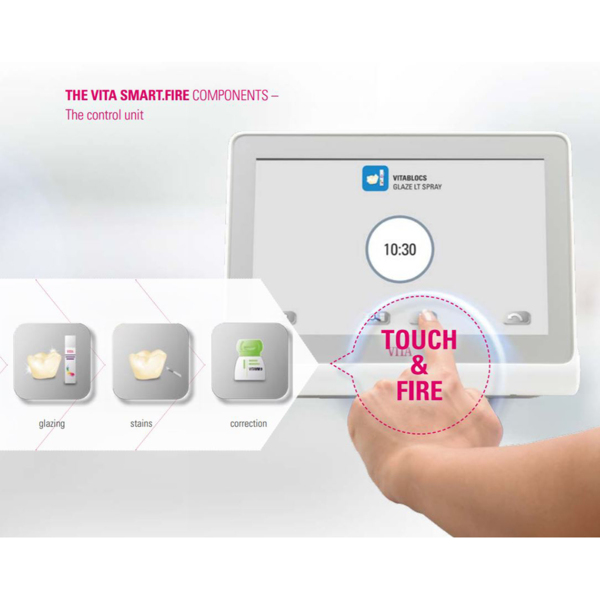 VITA SMART.FIRE - печь для обжига керамики, настройки с блоком управления, 100V - фото 3