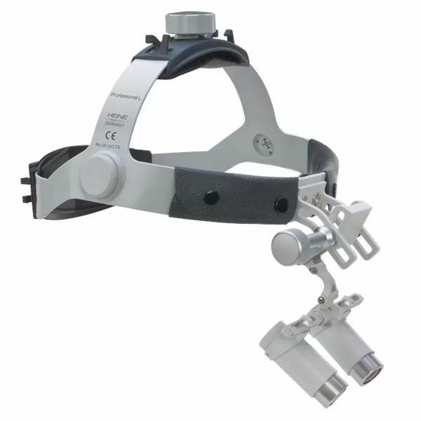 Лупа налобная Heine HRP 3,5x/420 мм + шлем Professional L - фото 0
