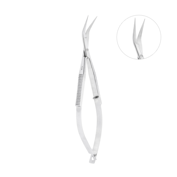 Ножницы микрохирургические NOYES, изогнутые, 12 см - фото 0