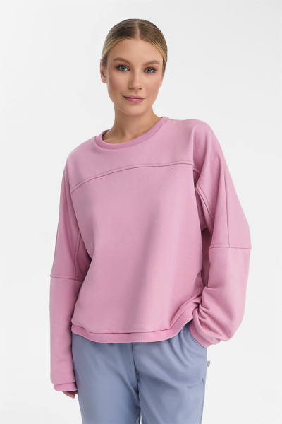 Свитшот женский Тезис TZ113, tangle, розовый, 48-50 - фото 0