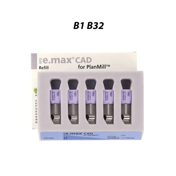 IPS e.max CAD PlanMill LT - блоки из дисиликата лития, цвет B1, B32, 3 шт - фото 0