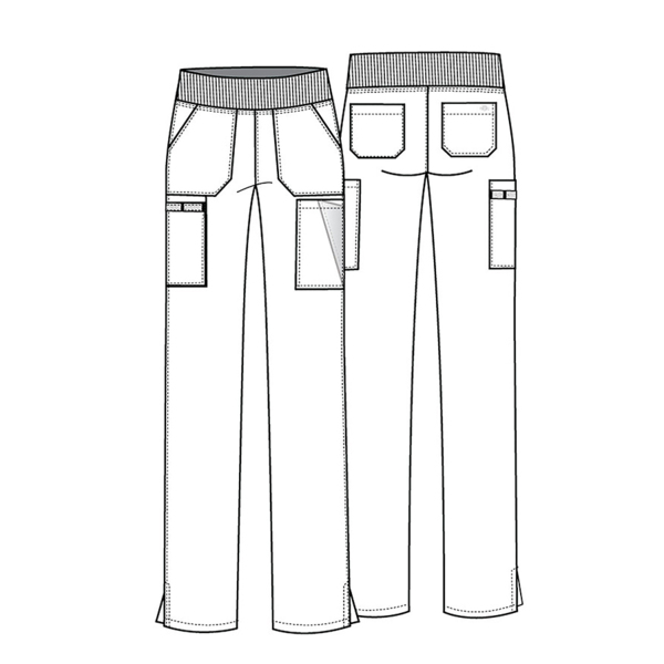 Брюки медицинские женские Dickies EDS Essentials DK005, зеленый, XL - фото 4