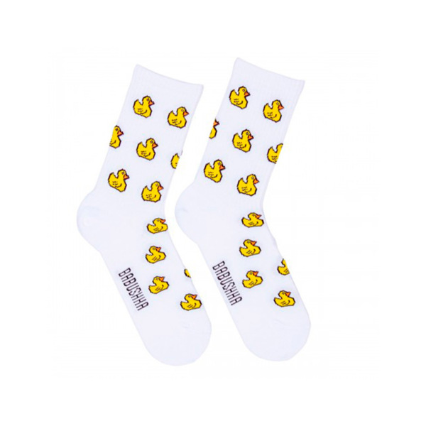Носки мужские, "Уточки мини", белый, 45-47 - фото 0