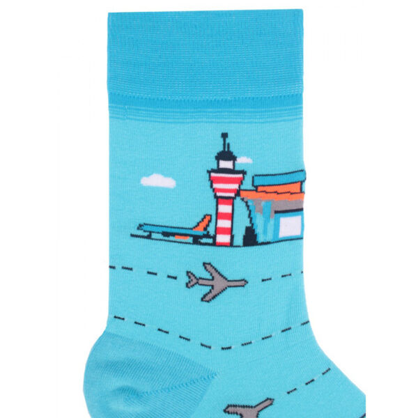 Носки мужские, "Аэропорт", голубой, 41-45 - фото 2