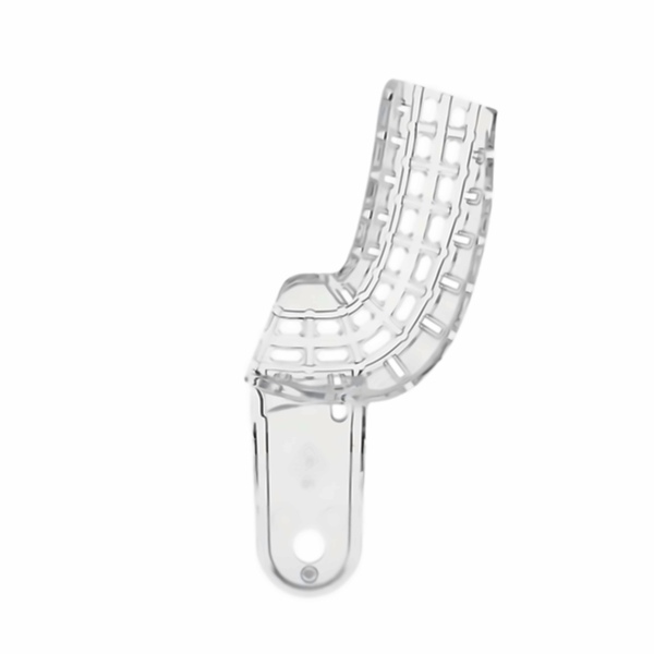 Ложка оттискная Coltene President Impression Tray, фрагментарная, перфорированная, боковая, размер 7, пластик, прозрачный, 1 шт - фото 0