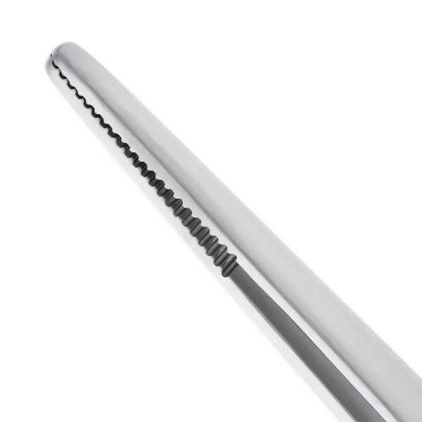 Пинцет анатомический HLW №22-20, прямой, для фиксации мягких тканей, рифленые зубчики, L=140 мм, сталь, 1 шт - фото 2