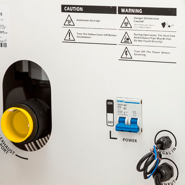 Аспиратор стоматологический Mercury JW-X03, стационарный насос, без кожуха - фото 3