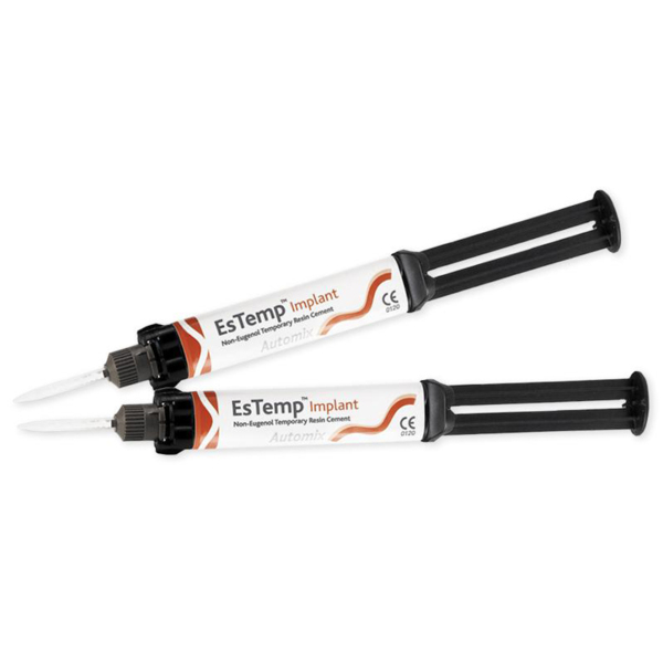 EsTemp Implant — временный композитный цемент для фиксации, шприц 8 г - фото 1