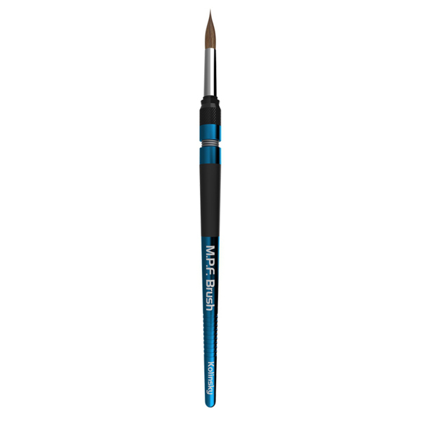 Spring Brush - кисть, натуральный волос, размер 6, голубой - фото 0