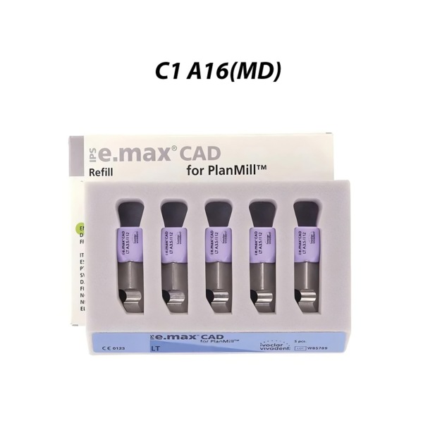 IPS e.max CAD PlanMill LT - блоки из дисиликата лития, цвет C1, A16 (MD), 5 шт - фото 0