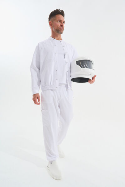 Бомбер мужской Тезис TZ690, белый, 50 - фото 3