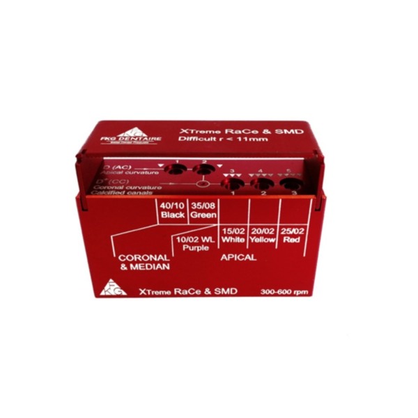 Эндостенд FKG XTreme RaCe,для систематизации и хранения эндодонтических файлов, металлический, красный - фото 1