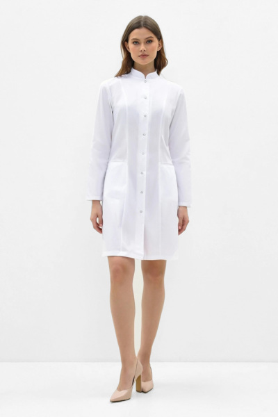 Халат женский 206 Ultra Soft, длинный рукав, белый, 52 - фото 0