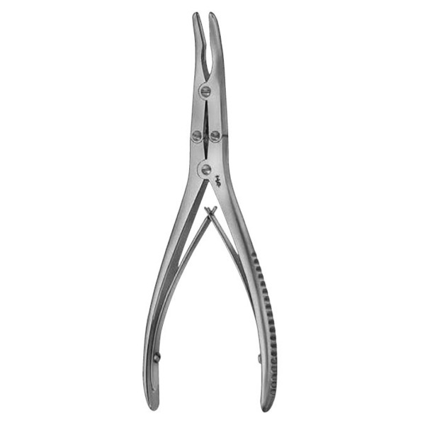 Кусачки костные по BEYER, изогнутые, длина 180 мм, FO514R - фото 0