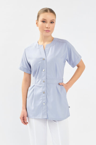 Рубашка женская Тезис TZ462, серый, 46 - фото 0